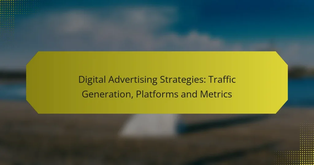 Digital Advertising Strategies: Traffic Generation, Platforms and Metrics