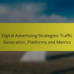 Digital Advertising Strategies: Traffic Generation, Platforms and Metrics