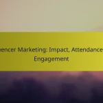 Influencer Marketing: Impact, Attendance and Engagement